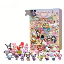 Адвент-календарь - Hello Kitty Куроме с различными персонажами 24 дня до Рождества