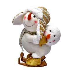 Фигура новогодняя "Skier" 33см