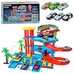 Игрушечный Гараж 3 этажа, машинки