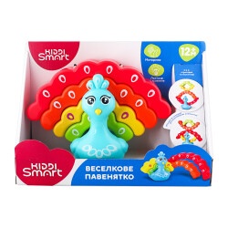 Развивающая игрушка-балансир KIDDI SMART – РАДУЖНЫЙ ПАВЛИН