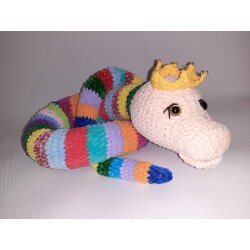 Мягкая игрушка амигуруми Змея в ассортименте