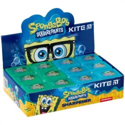 Точилка для карандашей Kite SB24-116 SpongeBob прямоугольная с контейнером Mix