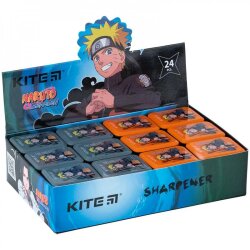 Точилка для карандашей Kite NR24-116 Naruto прямоугольная с контейнером Mix