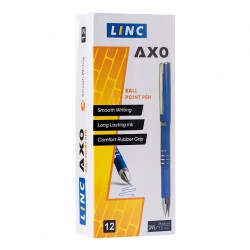 Ручка шар/масл "AXO" синяя   "LINC"