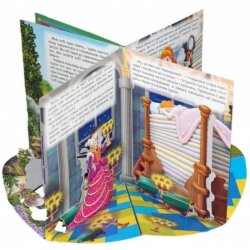 Детская книжка "Каруселька-панорамка Принцесса на горошине"