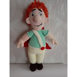 Мягкая игрушка амигуруми Корлсон из м/ф "Карлсон"