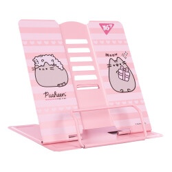 Подставка для книг Yes "Pusheen", металл, розовая