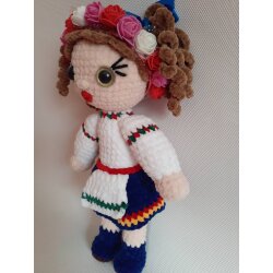 Мягкая игрушка амигуруми Украиночка