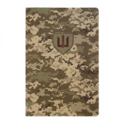 Блокнот А5 64л клетка MILITARY с рисунком