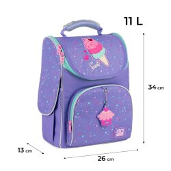 Рюкзак GoPack Education каркасный Summer Ice Cream