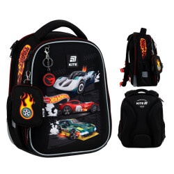 Рюкзак школьный каркасный Hot Wheels