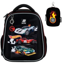 Рюкзак школьный каркасный Hot Wheels