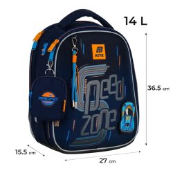 Рюкзак школьный каркасный Speed Zone