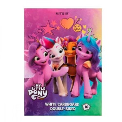 Картон белый А4 10л Kite LP24-254 Little Pony
