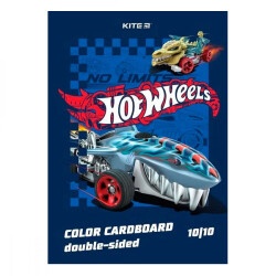Картон цветной А4 10л/10цветов Kite HW24-255 двухсторонний
