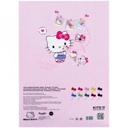 Картон цветной А4 10л Kite HK24-255 двухсторонний