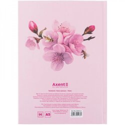 Блокнот А5 96л клетка Axent 8459-8-А Bloom