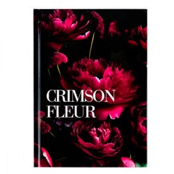 Блокнот А5 96л клетка Axent 8459-4-А Crimson fleur