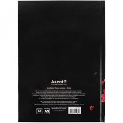 Блокнот А5 96л клетка Axent 8459-3-А Red fleur