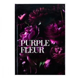 Блокнот А5 96л клетка Axent 8459-2-А Purple fleur