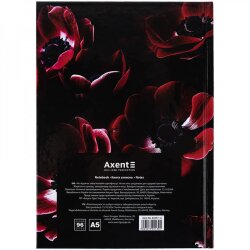 Блокнот А5 96л клетка Axent 8459-1-А Maroon