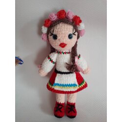 Мягкая игрушка амигуруми Маленькая Украиночка