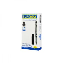Ручка роллер BuroMax 8321-02 0.7 мм черная