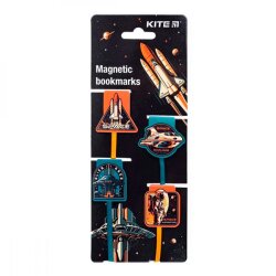 Набор магнитных закладок-лясе Kite К24-497 Spase 4 закладки