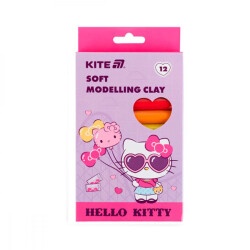 Пластилин 12цв Kite HK25-086 Hello Kitty восковый 200г
