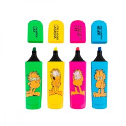 Набор текстовых маркеров с 4-х цветов Highlighter GF25-444 Garfield