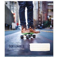 Тетрадь 36 листов клетка Школярик 2595 Л Gentlemans