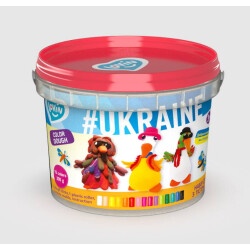 Набор для лепки с тестом Ведерко #Ukraine TM Lovin