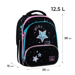 Рюкзак школьный каркасный GoPack Education Be A Star