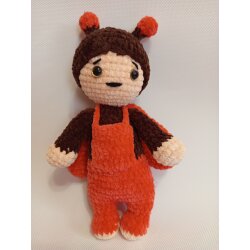 Мягка игрушка амигуруми Божья коровка