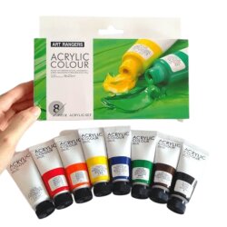 Акрил "Art ranger" Plastic-tub 8 цветов по 22 мл в тюбиках, базовые цвета