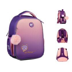 Рюкзак каркасный YES H-100 Happy Kitty