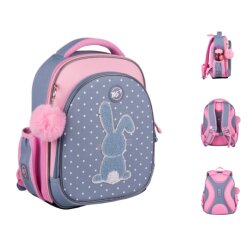 Рюкзак школьный полукаркасный Lovely Bunny