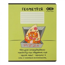 Тетрадь 36 листов клетка ZiBi ZB.1731-04 предметная - Геометрия CUTE CAT