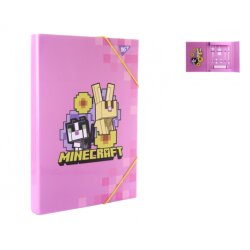 Папка для труда Yes картонная A4 "Minecraft.Spring"