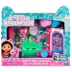 Игровой набор Gabby's Dollhouse Музыкальный зал диджея Мяукота