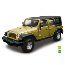 Автомодель – JEEP WRANGLER UNLIMITED RUBICON (ассорти зеленый металлик, темно-синий 1:32)