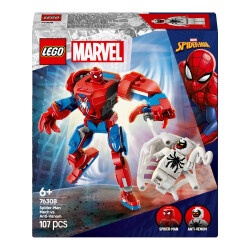 Конструктор LEGO Marvel Робот Человека-паука против Анти-Венома 107 деталей