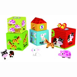 Развивающая игрушка Tookytoy Ферма 10 деталей