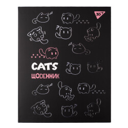 Дневник школьный YES интегральный Cats, А5, 40 листов