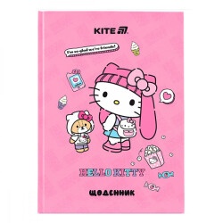 Дневник В5 твердая обложка Kite Hello Kitty