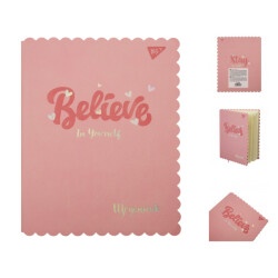 Дневник школьный YES PU интегральный Believe, А5, 40 листов