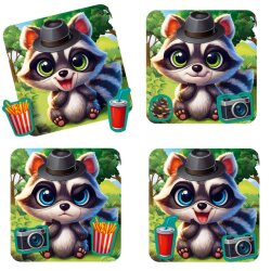 Игра развивающая Vladi Toys магнитная "Эмоции Енота" (укр)