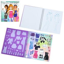 Набор для творчества  "Make It Real Fashion Design Pastel Pop! Sketchbook"