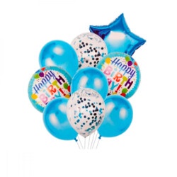 Набор воздушных шариков Happy Birthday 5-83169 (9шт)