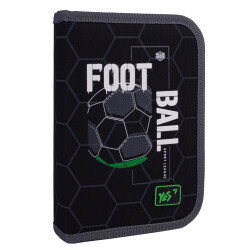 Пенал твердый одинарный с клапаном "Football Time"